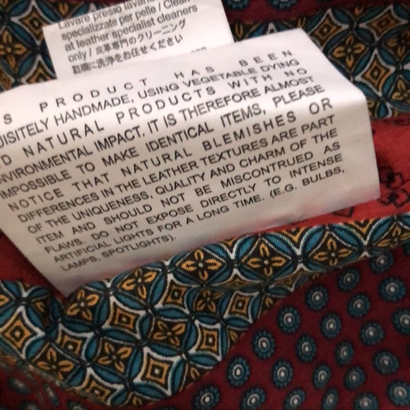 Bully Italian genuine leather made in Italy red jacket 42 - Picture 5 of 13